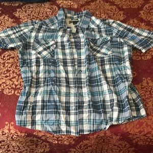 XL slim fit Oakley short sleeve button up shirt